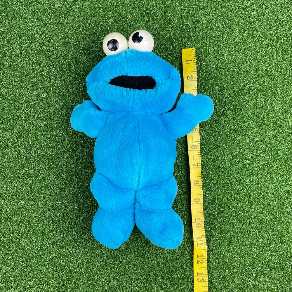 Vintage 1995 Tyco Sesame Street Tickle Me Cookie Monster Plush Toy